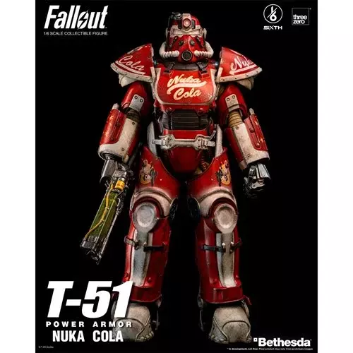 Fallout T-51 Nuka Cola Power Armor 1:6 Scale Action Figure Fallout T-51 Nuka Cola Power Armor 1:6 Scale Action Figure
