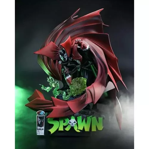 Spawn #1 Black, White, and Red All Over 1:10 Scale Resin Statue Spawn #1 Black, White, and Red All Over 1:10 Scale Resin Statue