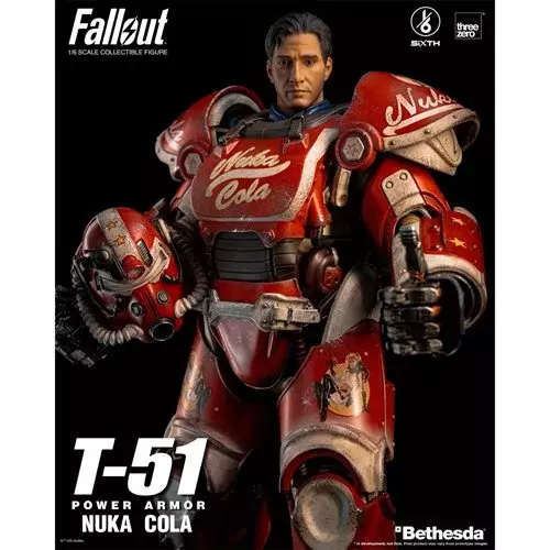 Fallout T-51 Nuka Cola Power Armor 1:6 Scale Action Figure Fallout T-51 Nuka Cola Power Armor 1:6 Scale Action Figure