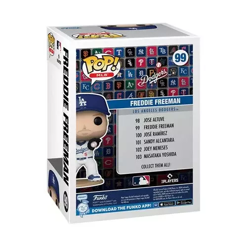 MLB Los Angeles Dodgers Freddie Freeman Funko Pop! Vinyl Figure #99 MLB Los Angeles Dodgers Freddie Freeman Funko Pop! Vinyl Figure #99