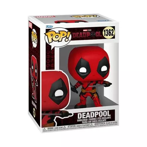 Deadpool & Wolverine Deadpool with Swords Funko Pop! Vinyl Figure #1362 Deadpool & Wolverine Deadpool with Swords Funko Pop! Vinyl Figure #1362