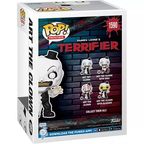 Terrifier Art the Clown Funko Pop! Vinyl Figure #1590 Terrifier Art the Clown Funko Pop! Vinyl Figure #1590