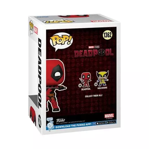 Deadpool & Wolverine Deadpool with Swords Funko Pop! Vinyl Figure #1362 Deadpool & Wolverine Deadpool with Swords Funko Pop! Vinyl Figure #1362
